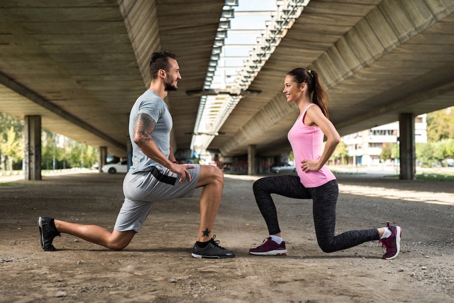 Couples workout at home for online beginners